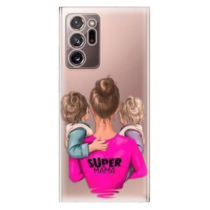 Odolné silikónové puzdro iSaprio - Super Mama - Two Boys - Samsung Galaxy Note 20 Ultra vyobraziť