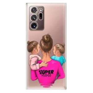 Odolné silikónové puzdro iSaprio - Super Mama - Two Girls - Samsung Galaxy Note 20 Ultra vyobraziť