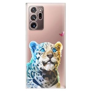 Odolné silikónové puzdro iSaprio - Leopard With Butterfly - Samsung Galaxy Note 20 Ultra vyobraziť
