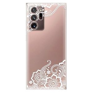 Odolné silikónové puzdro iSaprio - White Lace 02 - Samsung Galaxy Note 20 Ultra vyobraziť