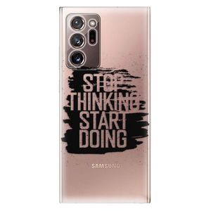 Odolné silikónové puzdro iSaprio - Start Doing - black - Samsung Galaxy Note 20 Ultra vyobraziť