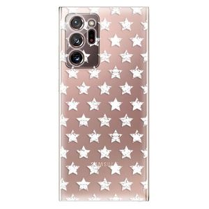 Odolné silikónové puzdro iSaprio - Stars Pattern - white - Samsung Galaxy Note 20 Ultra vyobraziť
