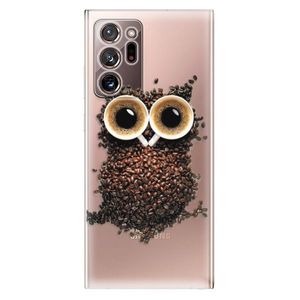 Odolné silikónové puzdro iSaprio - Owl And Coffee - Samsung Galaxy Note 20 Ultra vyobraziť