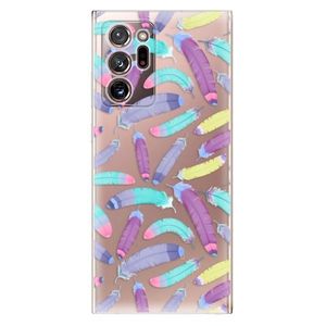 Odolné silikónové puzdro iSaprio - Feather Pattern 01 - Samsung Galaxy Note 20 Ultra vyobraziť