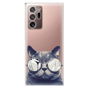 Odolné silikónové puzdro iSaprio - Crazy Cat 01 - Samsung Galaxy Note 20 Ultra vyobraziť
