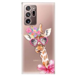 Odolné silikónové puzdro iSaprio - Lady Giraffe - Samsung Galaxy Note 20 Ultra vyobraziť