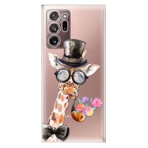 Odolné silikónové puzdro iSaprio - Sir Giraffe - Samsung Galaxy Note 20 Ultra vyobraziť
