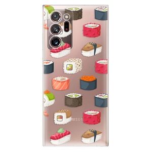 Odolné silikónové puzdro iSaprio - Sushi Pattern - Samsung Galaxy Note 20 Ultra vyobraziť
