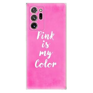 Odolné silikónové puzdro iSaprio - Pink is my color - Samsung Galaxy Note 20 Ultra vyobraziť