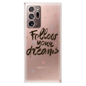 Odolné silikónové puzdro iSaprio - Follow Your Dreams - black - Samsung Galaxy Note 20 Ultra vyobraziť