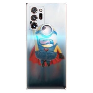 Odolné silikónové puzdro iSaprio - Mimons Superman 02 - Samsung Galaxy Note 20 Ultra vyobraziť
