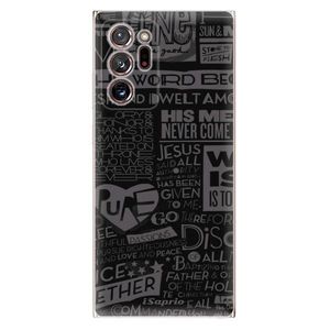 Odolné silikónové puzdro iSaprio - Text 01 - Samsung Galaxy Note 20 Ultra vyobraziť