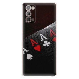 Odolné silikónové puzdro iSaprio - Poker - Samsung Galaxy Note 20 vyobraziť