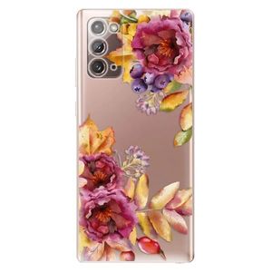 Odolné silikónové puzdro iSaprio - Fall Flowers - Samsung Galaxy Note 20 vyobraziť