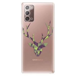Odolné silikónové puzdro iSaprio - Deer Green - Samsung Galaxy Note 20 vyobraziť