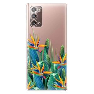 Odolné silikónové puzdro iSaprio - Exotic Flowers - Samsung Galaxy Note 20 vyobraziť