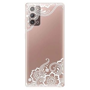 Odolné silikónové puzdro iSaprio - White Lace 02 - Samsung Galaxy Note 20 vyobraziť