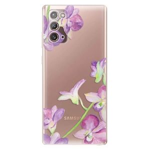Odolné silikónové puzdro iSaprio - Purple Orchid - Samsung Galaxy Note 20 vyobraziť