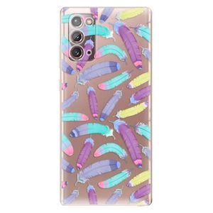 Odolné silikónové puzdro iSaprio - Feather Pattern 01 - Samsung Galaxy Note 20 vyobraziť