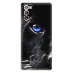 Odolné silikónové puzdro iSaprio - Black Puma - Samsung Galaxy Note 20 vyobraziť