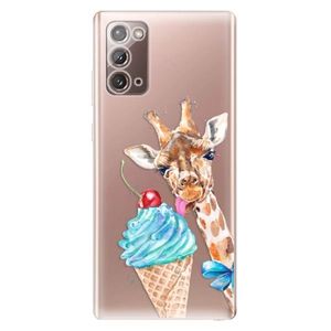 Odolné silikónové puzdro iSaprio - Love Ice-Cream - Samsung Galaxy Note 20 vyobraziť