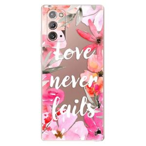 Odolné silikónové puzdro iSaprio - Love Never Fails - Samsung Galaxy Note 20 vyobraziť