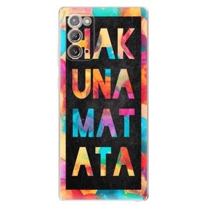 Odolné silikónové puzdro iSaprio - Hakuna Matata 01 - Samsung Galaxy Note 20 vyobraziť