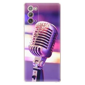 Odolné silikónové puzdro iSaprio - Vintage Microphone - Samsung Galaxy Note 20 vyobraziť