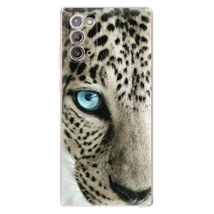 Odolné silikónové puzdro iSaprio - White Panther - Samsung Galaxy Note 20 vyobraziť