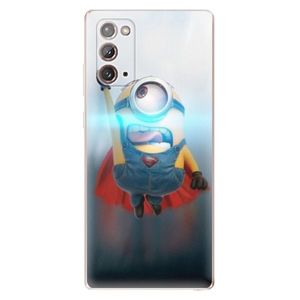 Odolné silikónové puzdro iSaprio - Mimons Superman 02 - Samsung Galaxy Note 20 vyobraziť