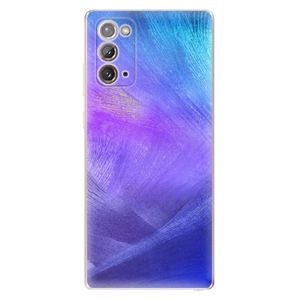 Odolné silikónové puzdro iSaprio - Purple Feathers - Samsung Galaxy Note 20 vyobraziť