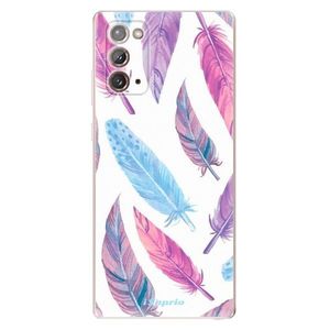 Odolné silikónové puzdro iSaprio - Feather Pattern 10 - Samsung Galaxy Note 20 vyobraziť