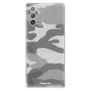 Odolné silikónové puzdro iSaprio - Gray Camuflage 02 - Samsung Galaxy Note 20 vyobraziť