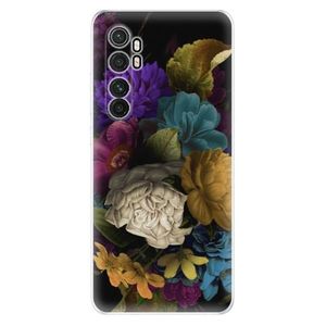 Odolné silikónové puzdro iSaprio - Dark Flowers - Xiaomi Mi Note 10 Lite vyobraziť