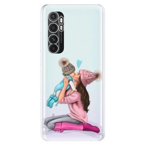 Odolné silikónové puzdro iSaprio - Kissing Mom - Brunette and Boy - Xiaomi Mi Note 10 Lite vyobraziť