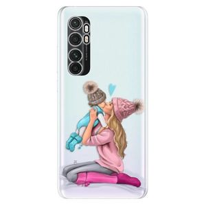 Odolné silikónové puzdro iSaprio - Kissing Mom - Blond and Boy - Xiaomi Mi Note 10 Lite vyobraziť