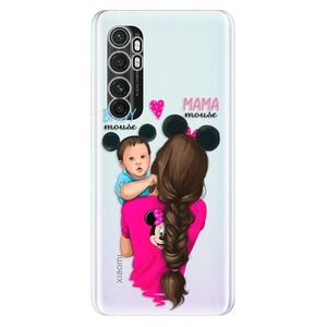 Odolné silikónové puzdro iSaprio - Mama Mouse Brunette and Boy - Xiaomi Mi Note 10 Lite vyobraziť