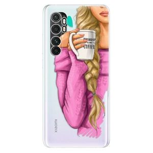 Odolné silikónové puzdro iSaprio - My Coffe and Blond Girl - Xiaomi Mi Note 10 Lite vyobraziť