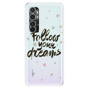 Odolné silikónové puzdro iSaprio - Follow Your Dreams - black - Xiaomi Mi Note 10 Lite vyobraziť