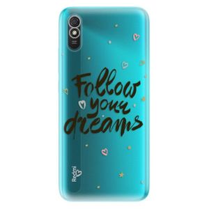 Odolné silikónové puzdro iSaprio - Follow Your Dreams - black - Xiaomi Redmi 9A vyobraziť