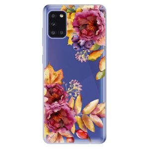 Odolné silikónové puzdro iSaprio - Fall Flowers - Samsung Galaxy A31 vyobraziť