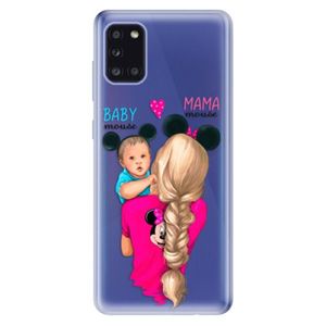 Odolné silikónové puzdro iSaprio - Mama Mouse Blonde and Boy - Samsung Galaxy A31 vyobraziť