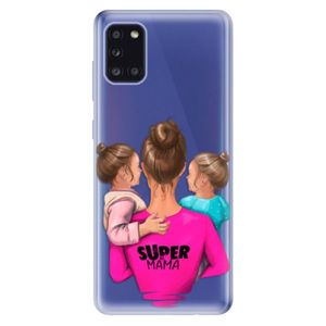 Odolné silikónové puzdro iSaprio - Super Mama - Two Girls - Samsung Galaxy A31 vyobraziť