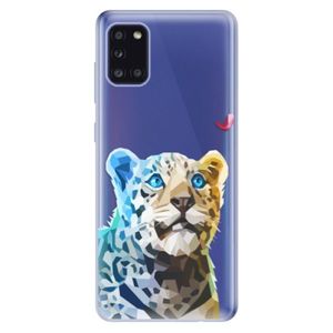 Odolné silikónové puzdro iSaprio - Leopard With Butterfly - Samsung Galaxy A31 vyobraziť