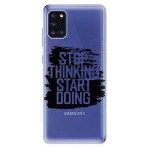 Odolné silikónové puzdro iSaprio - Start Doing - black - Samsung Galaxy A31 vyobraziť