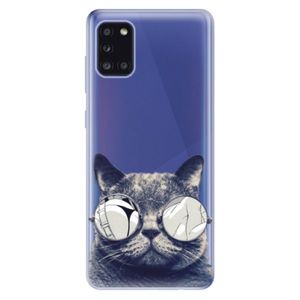 Odolné silikónové puzdro iSaprio - Crazy Cat 01 - Samsung Galaxy A31 vyobraziť