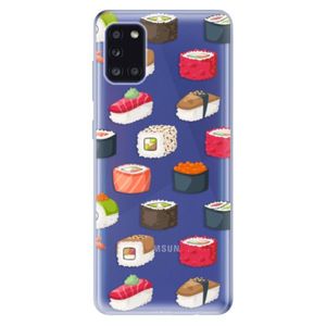 Odolné silikónové puzdro iSaprio - Sushi Pattern - Samsung Galaxy A31 vyobraziť