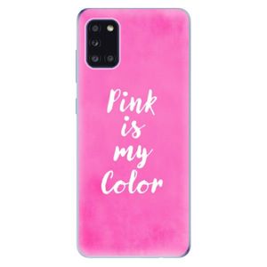 Odolné silikónové puzdro iSaprio - Pink is my color - Samsung Galaxy A31 vyobraziť