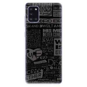 Odolné silikónové puzdro iSaprio - Text 01 - Samsung Galaxy A31 vyobraziť