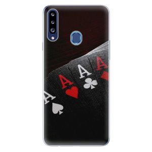 Odolné silikónové puzdro iSaprio - Poker - Samsung Galaxy A20s vyobraziť